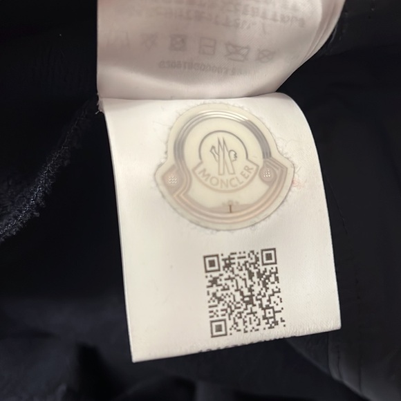 Moncler men’s logo monogram print zip up hoodie jacket NEW - Picture 8 of 11